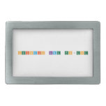 Periodic Name Project  Belt Buckle