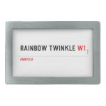 rainbow twinkle  Belt Buckle