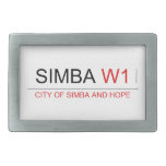 SIMBA  Belt Buckle