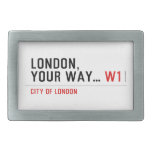 London, your way...  Belt Buckle