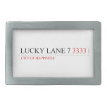 Lucky Lane 7  Belt Buckle