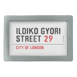 Ildiko Gyori Street  Belt Buckle