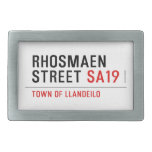 Rhosmaen Street  Belt Buckle
