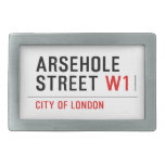 Arsehole Street  Belt Buckle
