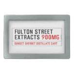 Fulton street Extracts  Belt Buckle
