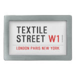 Textile Street  Belt Buckle