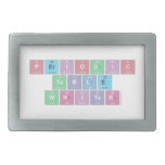 Periodic
 Table
 Writer  Belt Buckle
