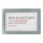 Don Nazzyjazy   Belt Buckle