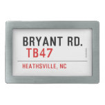 BRYANT RD.   Belt Buckle