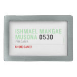 ISHMAEL MAKGAE MUSONA  Belt Buckle