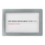 Continuous Improvement Street  Belt Buckle