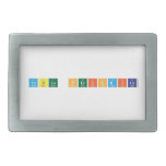 Tabla Periodica  Belt Buckle
