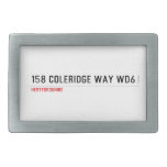 158 Coleridge Way  Belt Buckle