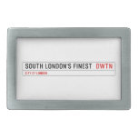 SOUTH LONDON'S FINEST   Belt Buckle