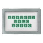 Periodic
 Table
 Writer  Belt Buckle