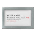 Your Name Street anuvab  Belt Buckle