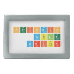 Periodic
 Table
 Writer  Belt Buckle