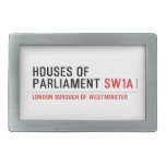 houses of parliament  Belt Buckle