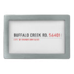 buffalo creek rd.  Belt Buckle