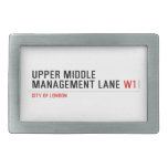 Upper Middle Management Lane  Belt Buckle