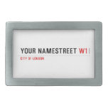 your namestreet  Belt Buckle