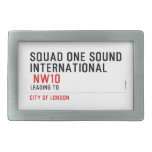 SQUAD ONE SOUND INTERNATIONAL   Belt Buckle