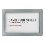 SANDERSON STREET  Belt Buckle