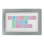 Periodic
 Table
 Writer  Belt Buckle