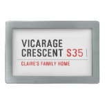Vicarage Crescent  Belt Buckle