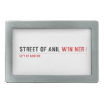 Street of anil  Belt Buckle