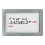 Total Lift Care 113 New Court Way  Belt Buckle