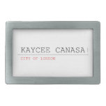 kaycee canasa  Belt Buckle