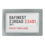 Dafinest 23road  Belt Buckle