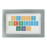 Happy
 Birthday
 Lucas  Belt Buckle