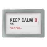 KEEP CALM  Belt Buckle