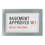 BASEMENT  APPROVED  Belt Buckle