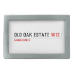 Old Oak estate  Belt Buckle