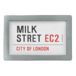 Milk  Stret  Belt Buckle