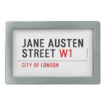 Jane Austen Street  Belt Buckle