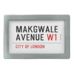 Makgwale Avenue  Belt Buckle