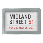 Midland Street  Belt Buckle