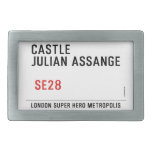 CASTLE  JULIAN ASSANGE    Belt Buckle