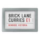 brick lane  curries  Belt Buckle