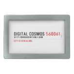 Digital Cosmos  Belt Buckle