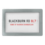 Blackburn Rd  Belt Buckle