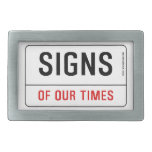 signs  Belt Buckle