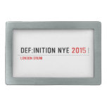DEF:INITION NYE  Belt Buckle