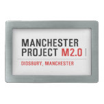 Manchester Project  Belt Buckle