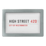 High Street  Belt Buckle