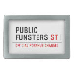 public funsters  Belt Buckle